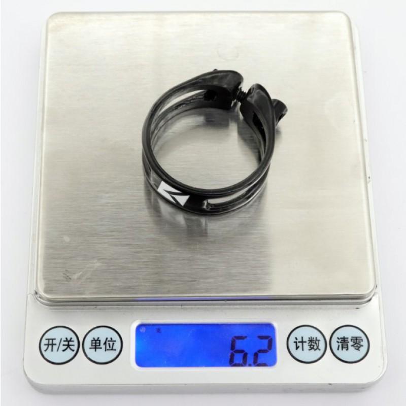 Ultra-light 6g Carbon Fiber Bike Seat Clamp Road Mountain Post Collar Cycling Parts