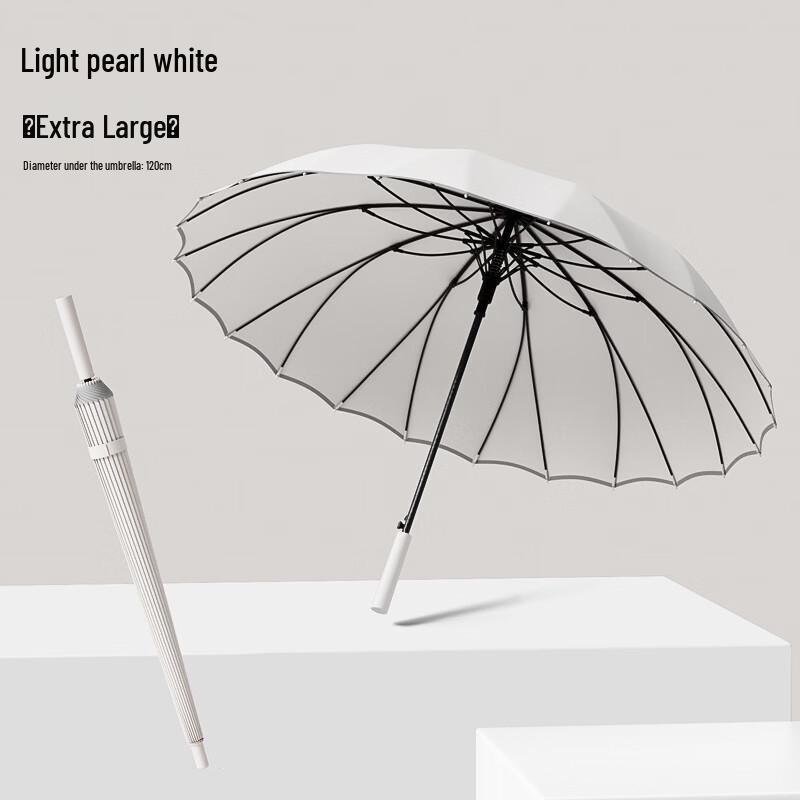 Heavy-Duty Long Handle Windproof Umbrella