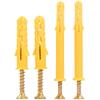 HSDG Little Yellow Fish Plastic Expansion Anchors & Screws Set