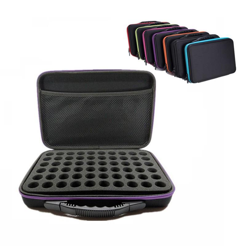 60-Compartment Essential Oil & Diamond Painting Portable Storage Bag - EVA Handbag.