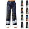 Women's Fashionable Casual Pants, Christmas Tree Print Pants