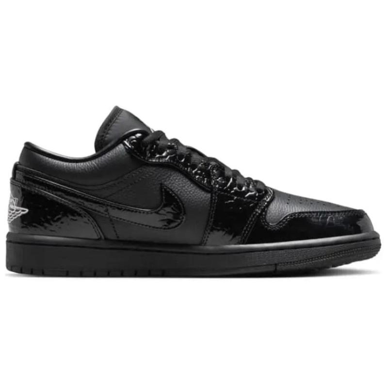 Jordan 1 Low Se Patent Elephant Black Women's Jordan HJ7743-010