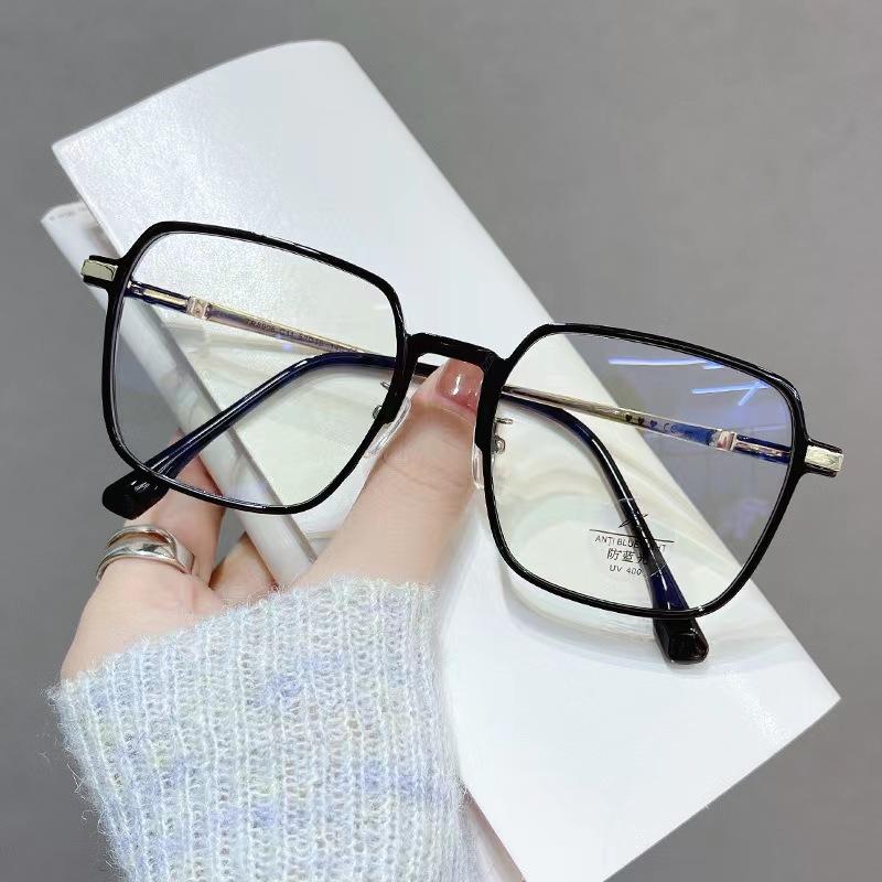 Nuovi occhiali da vista miopia alla moda per donne e uomini, occhiali da vista quadrati trasparenti, occhiali da vista retrò con diottrie negative, prescrizione ottica