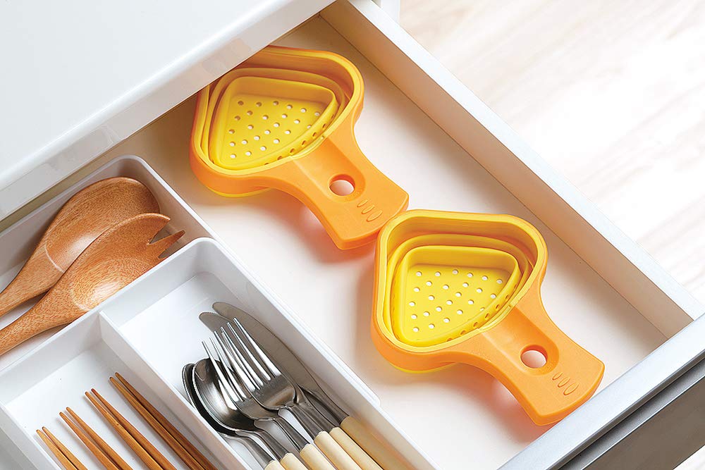 Silicone Folding Set of 2 Basket, (SV-6469)