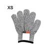 5-stufige schnittfeste Arbeitshandschuhe, 13-Nadel, multifunktional, ergonomisch, Küchen-Schnittschutzhandschuhe für Hardware-Wartung, Grau, XS