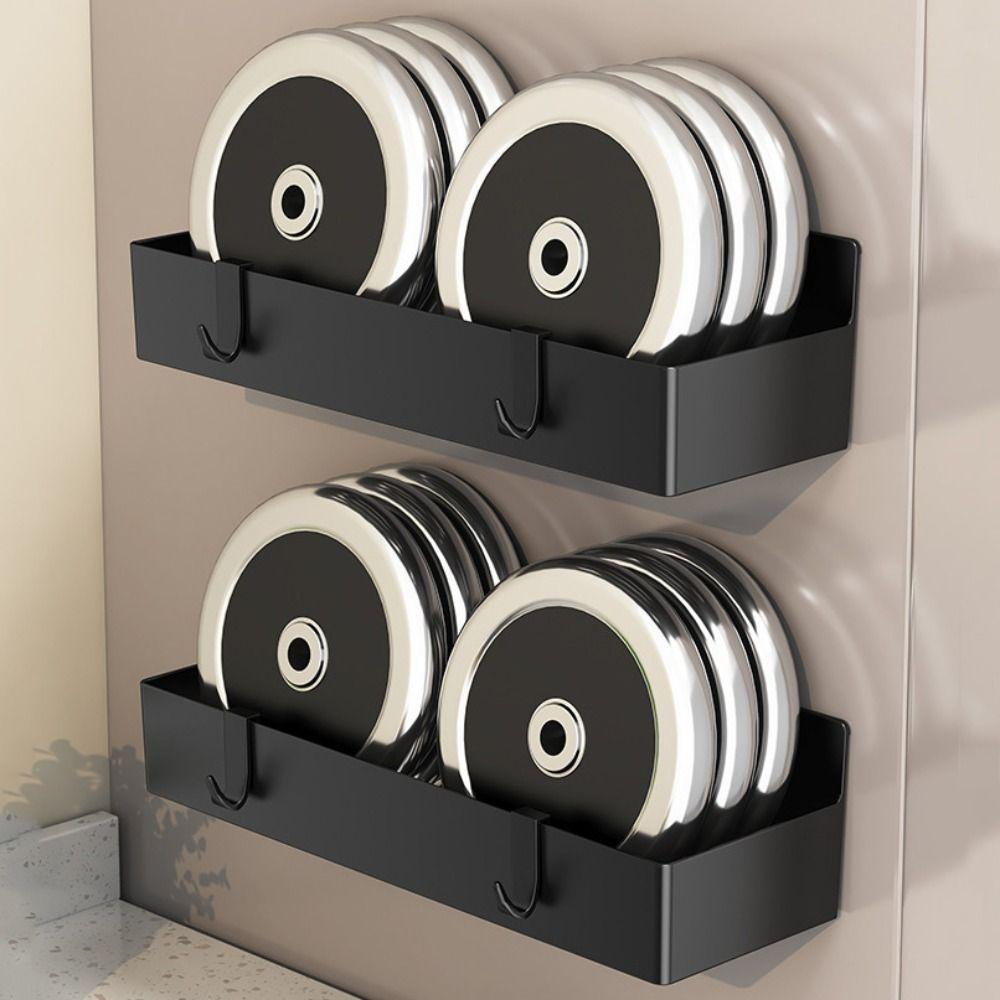 Estante Magnético para Especias Montado en la Pared Estantes de Almacenamiento de Cocina de Gran Capacidad Film Transparente