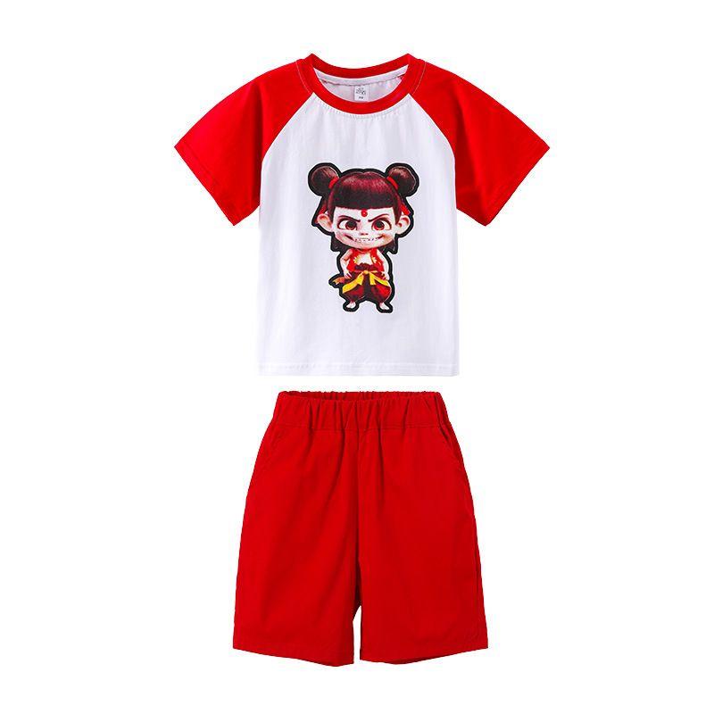 Nezha Kids Costume 61 Performance Costume Opening Ceremony of Sports Meet Costume Kindergarten Suit Business Attire Chorus Dress