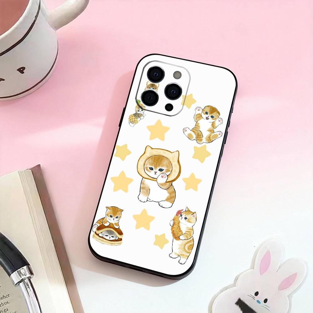 Süßes M-Mofusands C-Katze Handyhülle Silikon Weich Für IPhone 17,16,15,14,13,12,11,XS,Plus Pro Max