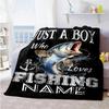 Enthusiasts Personalized Name Blanket Lightweight Customizable Blanket Ultra-Soft Perfect for Home Decor Office Bedding Bed Ideal for All Seasons