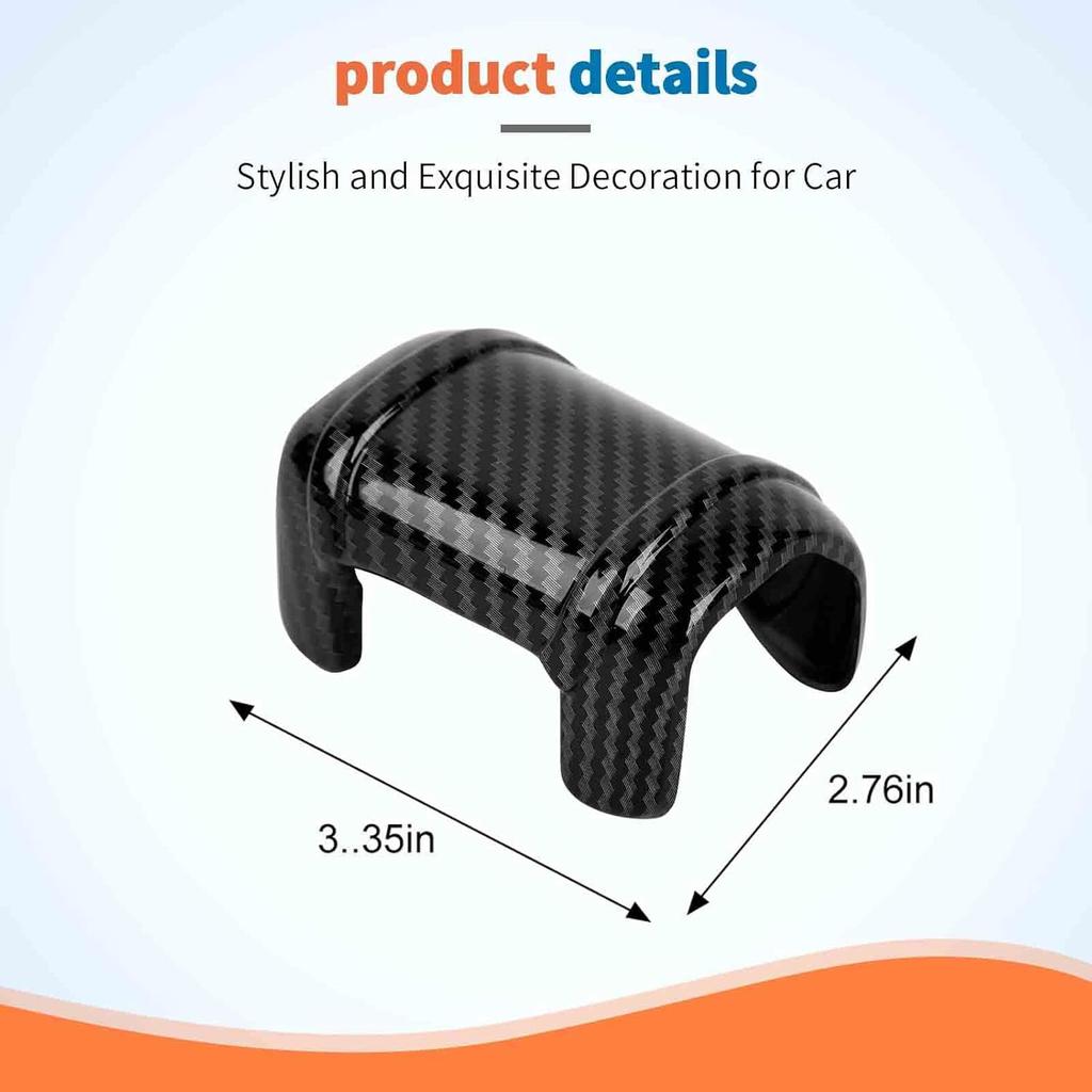 JeCar Carbon Fiber Shifter Knob Cover Trim for 2021+ Ford F150 Interior Accessories