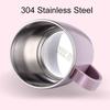 304 Stainless Steel Thermos Mug 350ml Kid Milk Cup Drinkware Thermal Coffee Cup  Student