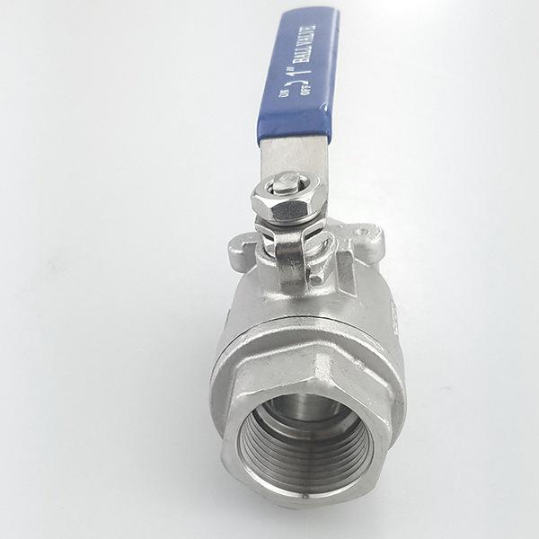 201/304 Stainless Steel Female Thread Ball Valve, Two-Piece, Available In 1/2", 3/4", 1", 2" (DN15-20)