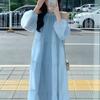Seaside Vacation Dress Women's Summer New Sweet Gentle Wind French Temperament Beautiful Off-the-shoulder Beach Dress
