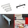 Stainless Steel Furniture Pulls With Brushed Surface For Home Cabinets And Storage Units
