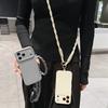 Fashionable Lanyard Phone Case Suitable For iPhone 17 Pro Max Long Lanyard 16 14 15 Plus Anti-Slip 12 13 11 Pro Max Case,Charm