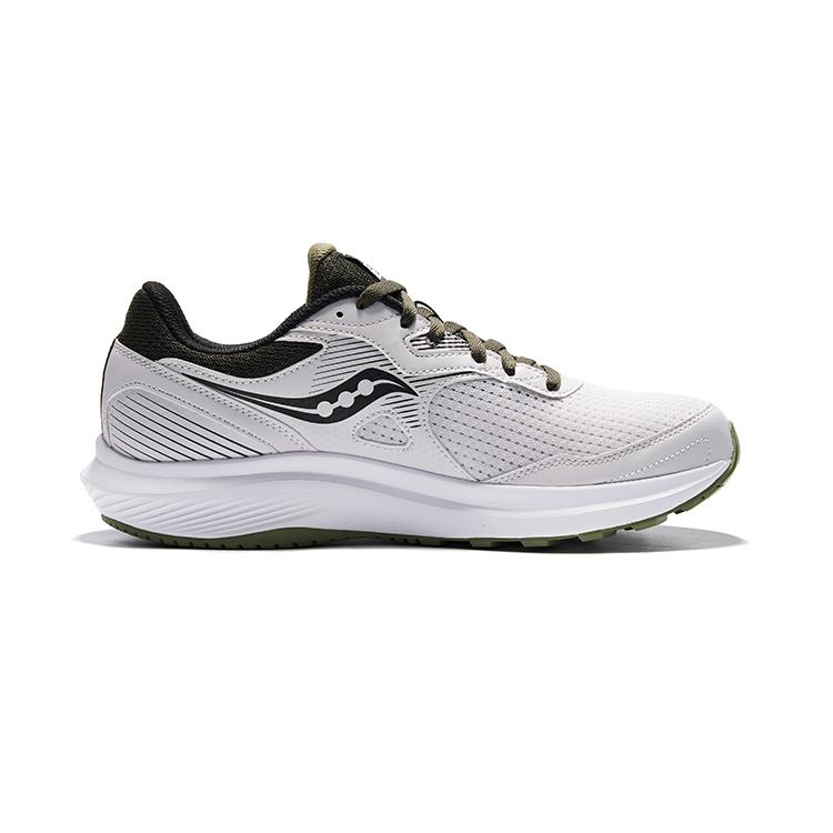 Saucony Cohesion 16 Comfortable Cushioning Low top Casual Running Shoes Men's Light Gray Black S20781-33