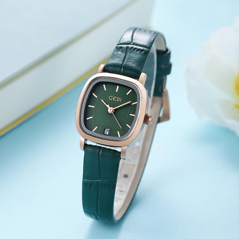 Watch Belt, Simple Temperament, Light Luxury, Small And Exquisite Women'S Square Watch, Support