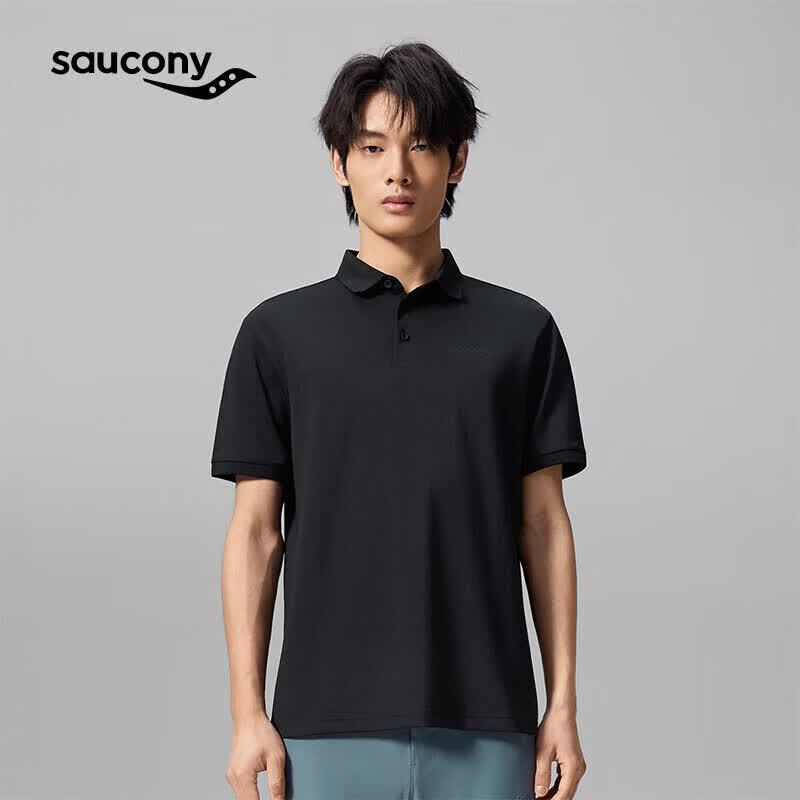 Saucony Men s Breathable Sport Polo Shirt L