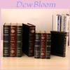 Vintage Book Box Organizer With Wooden Design For Office Decor And Jewelry Storage
