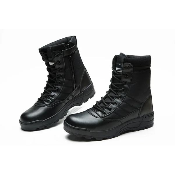 

New Outdoor Leather Combat Boots for Men Combat Boot Breathable Tactical Boots Askeri Bot Desert Bots West Shoes 35