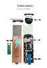 Automatic Double Swing Door Opener with Remote Control and Smart App Integration for Villas