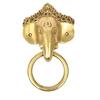 Brass Elephant Door Knock for Main Door | Antique Finish |  Elegant Home Entrance Décor | Durable & Stylish Front Door Accessory (3) | Pack of 1