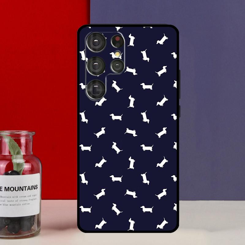Dachshund Dog Funda Case For Samsung Galaxy S25 Ultra S9 S10 S20 S21 FE S22 S23 Plus S24 Ultra Phone Cover