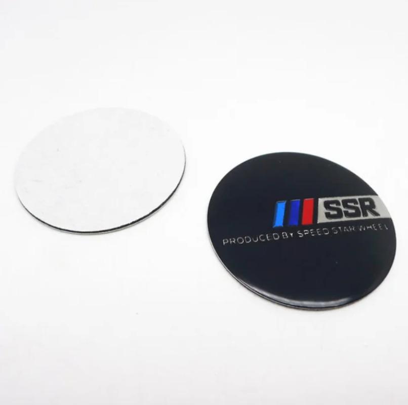4 pezzi 45mm 50mm Tappi Centrali Cerchi Rays Volk Racing Adesivo Emblema Distintivo Mozzo Cerchi Auto