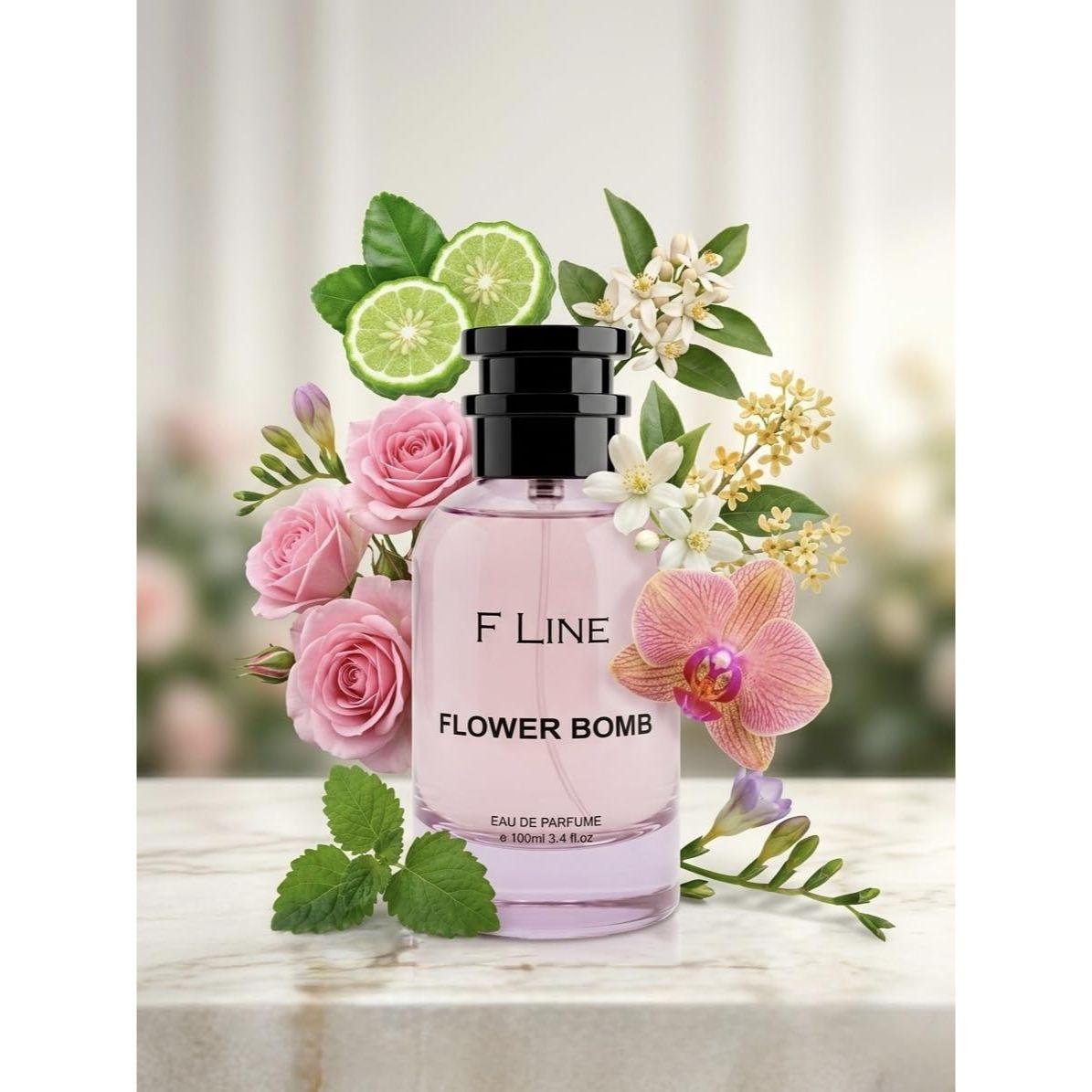 F LINE Flower Bomb 100 мл Унисекс Туалетная вода | 100 ml