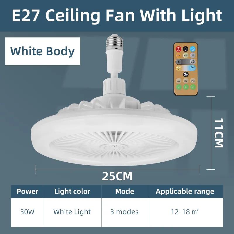 30W 24W Ceiling Fans Light  85-265V Ceiling Fans with Light and Remote 3 Colors Dimmable Ceiling Lamps for Kitchen Bedroom