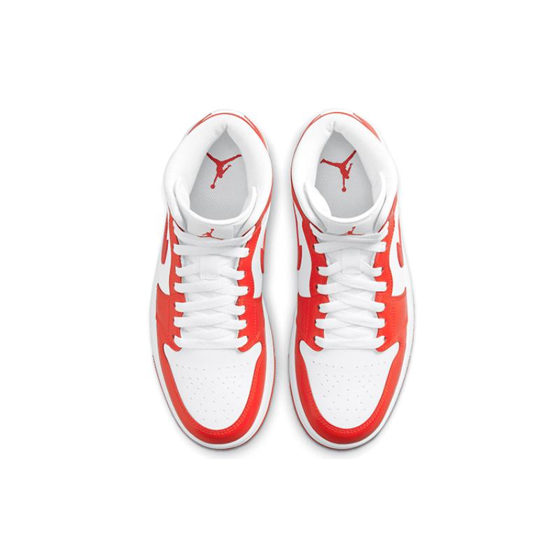 Air Jordan 1 Mid 'Habanero Red' Women's Jordan BQ6472-116