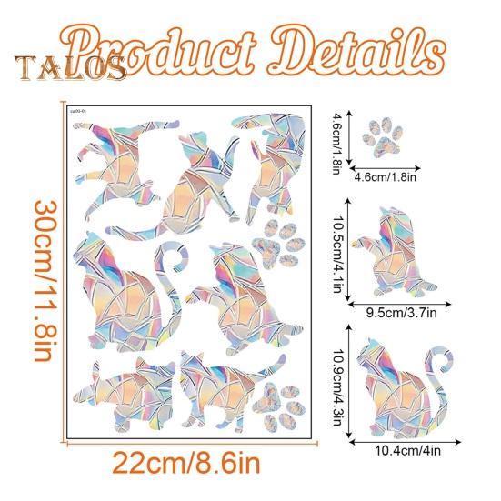 Window Decal Rainbow Prism Window Decoration Reusable Beautiful Cloud Anti-collision Crash Glass Decal Party Favors