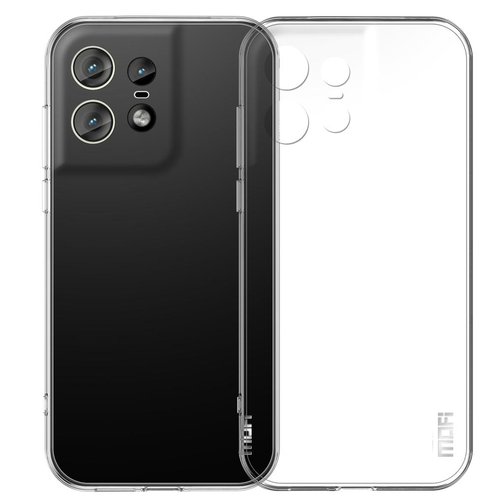 MOFI For Motorola Edge 50 Pro 5G Case Slim Transparent TPU Phone Cover