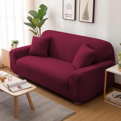 Einfarbige elastische Sofabezüge für Wohnzimmer, verdickte Schnittecken-Schonbezüge, Couch-Abdeckung, L-Form, Sie müssen 2 Stück Abdeckung kaufen