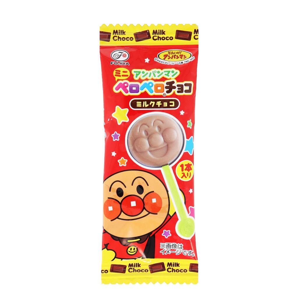 Fujiya Anpanman Mini Lollipop 25 Pieces Per Stick Chocolate,