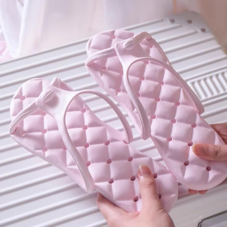 Portable Folding Slippers for Business Trips Women's Hotels Lightweight and Non Slip Men's Travel Beach Flip Flops and Sandals