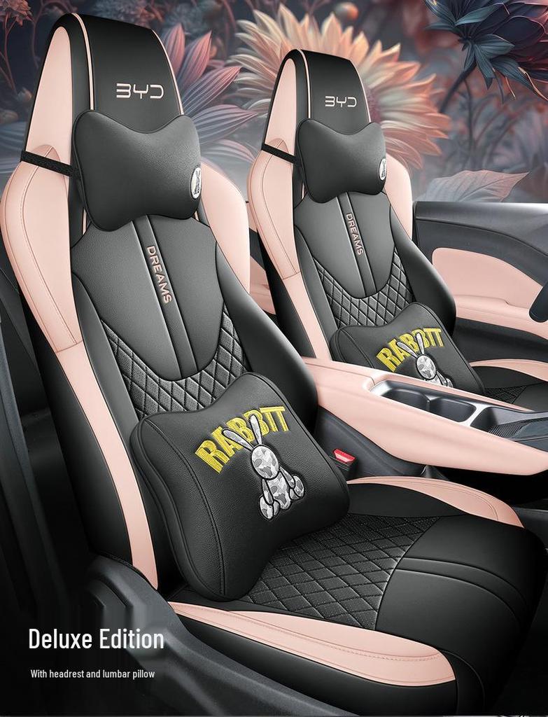 BYD Seagull Custom Leather Car Seat Cover - All-Season Full Protection