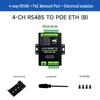 Four-Way RS485 to RJ45 Ethernet Modbus Gateway for Transparent Data Transmission