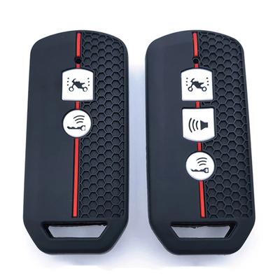 2/3Button Silicone Remote Key Case Shell Fob For Honda Sh 125 Forza 350 250 750 Adv 150 X-Adv Sh150I Sh300 150 Pcx 125 -