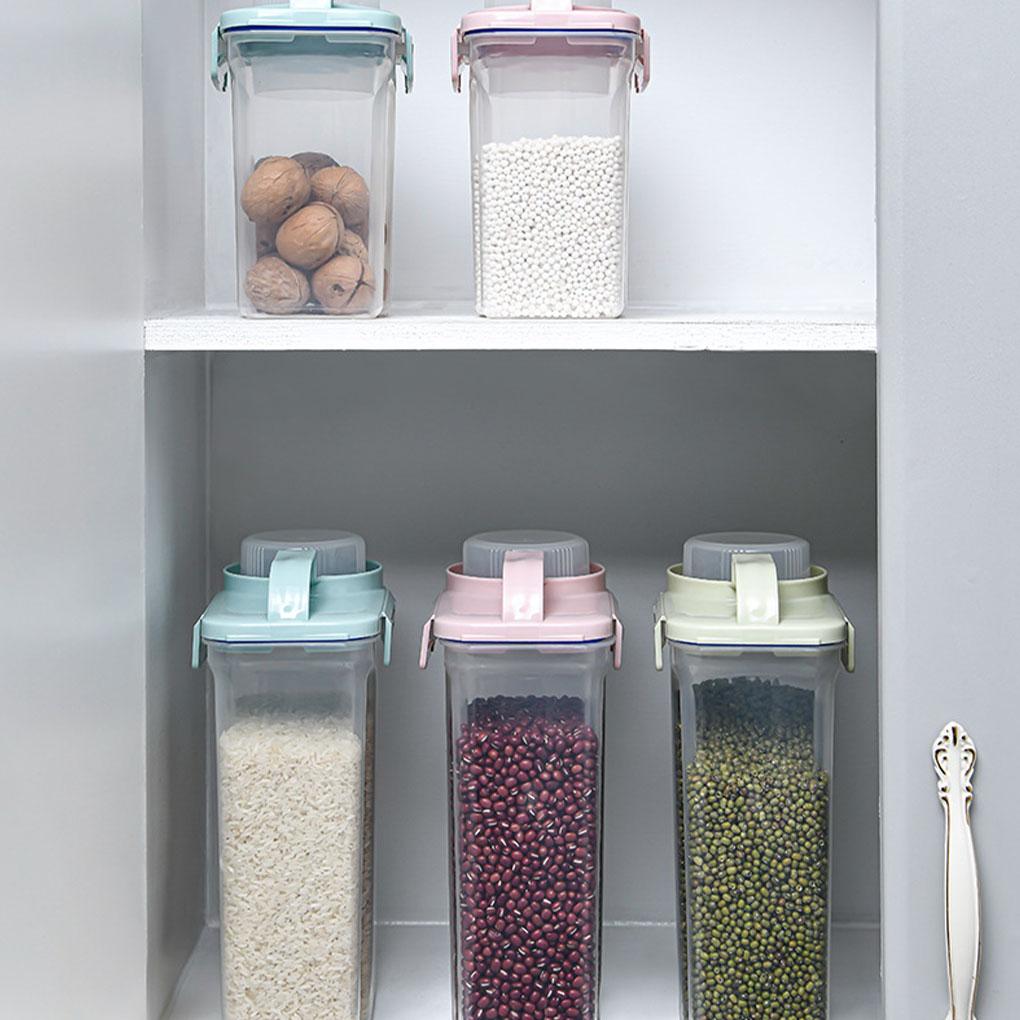 Transparent Rice Storage Barrels Food Grade PP Ensures Safe And Durable Kitchen Storage Box