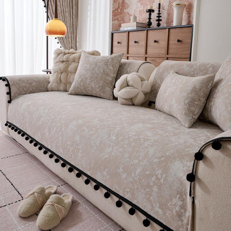 French Sofa Cushion Universal Sofa Seat Cushion  New Non-Slip Cover Cloth Towel High-End Sofa Cover