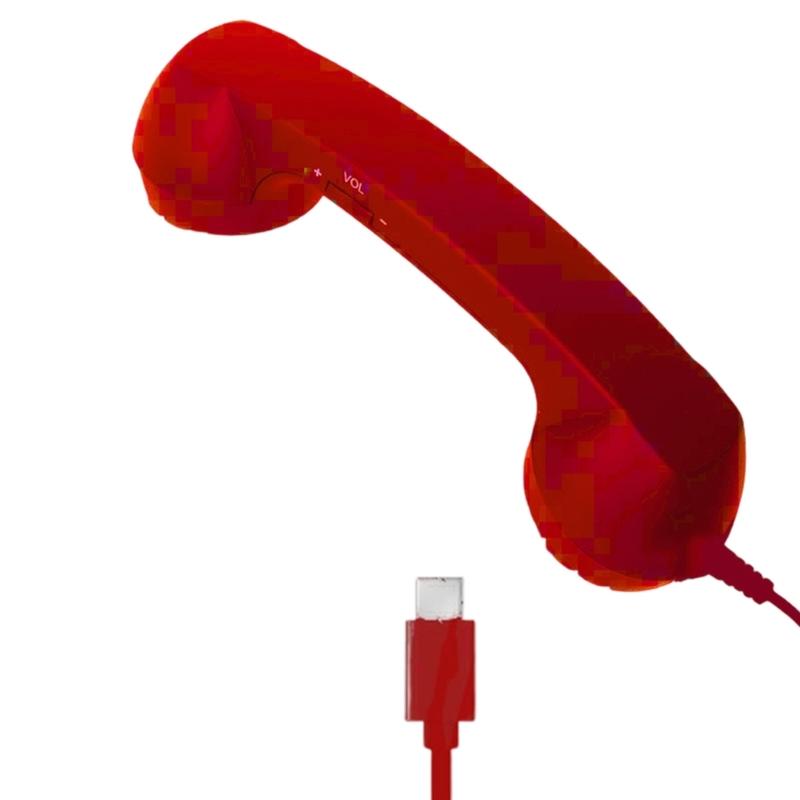 Ergonomic Comfort Lightweight ABS Type C Handset for Extended Use During Phone Calls and Music Playbacks