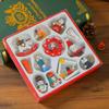 Wooden Christmas Ornaments: Small Gift Box Pendants & Accessories