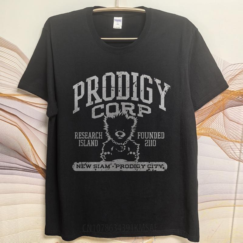 Unisex Summer For Men tshirt Prodigy Corp Research Island Founded 2010 New Siam Prodigy City Short Sleeve Street Wear Crew
