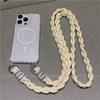 Crossbody Necklace Lanyard For Magsafe Magnetic Wireless Charging Case For iPhone 17 Air 16 15 11 12 13 14 Pro Max Clear Cover