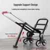 Carrello Manuale Pieghevole Portatile per Scale per Carichi Pesanti – Carrello Portabagagli Conveniente e Compatto