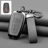Zinc Alloy Leather Car Key Cover Housing Key Fob For Toyota Prius Camry Corolla C-Hr Chr Rav4 Land Cruiser Prado Key Fob