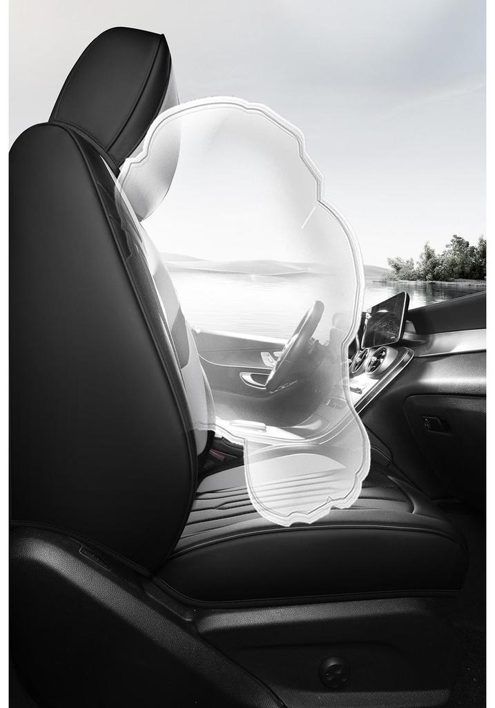 Napa Leather Universal Car Seat Covers - Full Coverage, All-Season Cushions