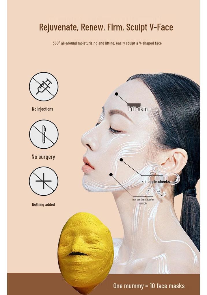 Beauty Salon V-Face Lifting & Firming Mummy Mask - Hydrating Boxed Set