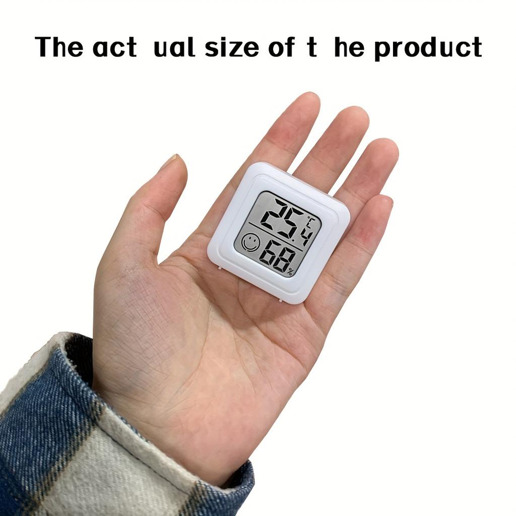 Mini-Feuchtigkeitssensor Digitalthermometer, misst Temperatur und Luftfeuchtigkeit genau, für die Innen- und Außen-Bürotemperaturkontrolle.